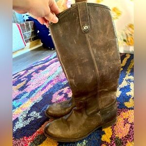 Brown frye boots